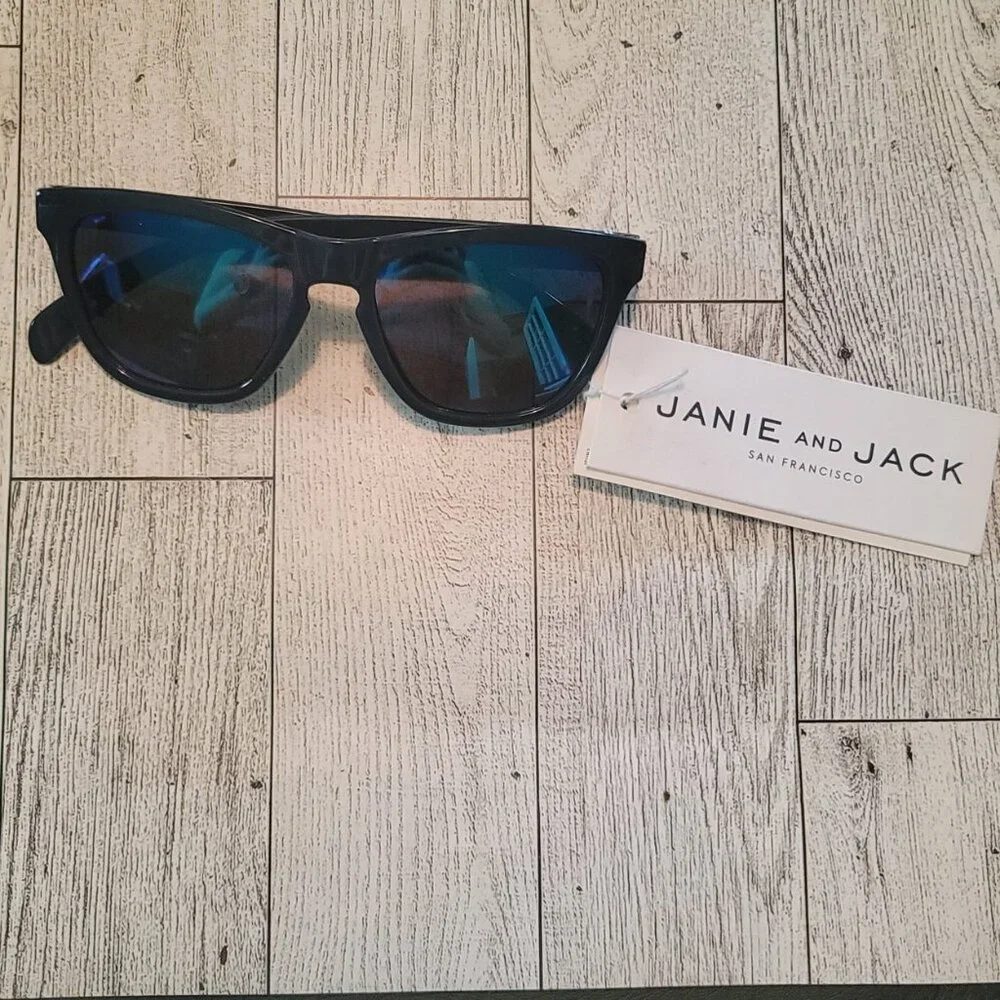 Janie and Jack Navy Blue Kids Sunglasses